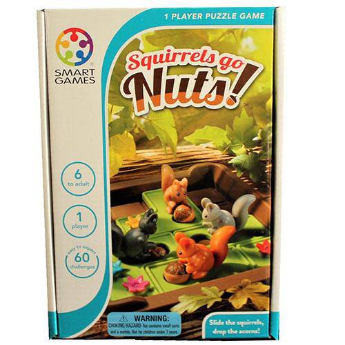 DONATE THIS TOY - Pirate Toy Fund - Squirrels Go Nuts! Puzzle Game - by Smart Games | Buy at ToyShnip