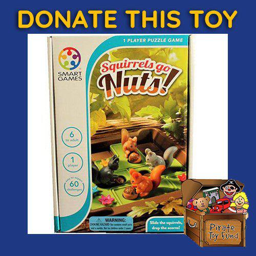 DONATE THIS TOY - Pirate Toy Fund - Squirrels Go Nuts! Puzzle Game - by Smart Games | Buy at ToyShnip