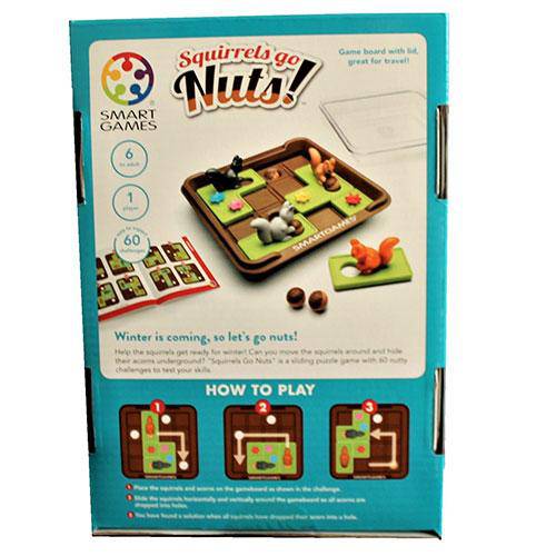 DONATE THIS TOY - Pirate Toy Fund - Squirrels Go Nuts! Puzzle Game - by Smart Games | Buy at ToyShnip