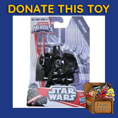 DONATE THIS TOY - Pirate Toy Fund - Star Wars Galactic Heroes - Darth Vader - by Hasbro | Buy at ToyShnip