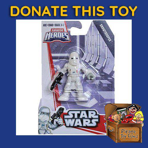 DONATE THIS TOY - Pirate Toy Fund - Star Wars Galactic Heroes - Snowtrooper - by Hasbro | Buy at ToyShnip