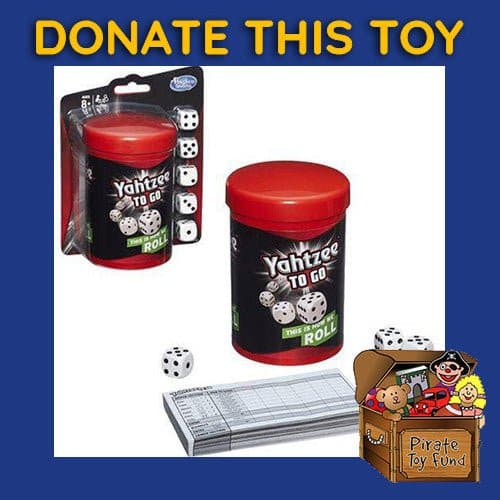 DONATE THIS TOY - Pirate Toy Fund - Yahtzee To Go Game - by Hasbro | Buy at ToyShnip