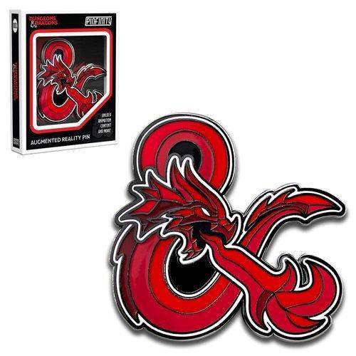 Dungeons & Dragons Ampersand Augmented Reality Enamel Pin - by Pinfinity | Buy at ToyShnip