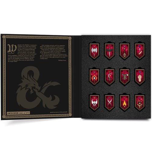 Dungeons & Dragons Character Class Augmented Reality Enamel Pin Set of 12 - Shared Exclusive - by Pinfinity | Buy at ToyShnip