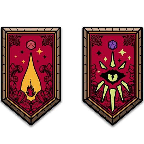 Dungeons & Dragons Character Class Augmented Reality Enamel Pin Set of 12 - Shared Exclusive - by Pinfinity | Buy at ToyShnip