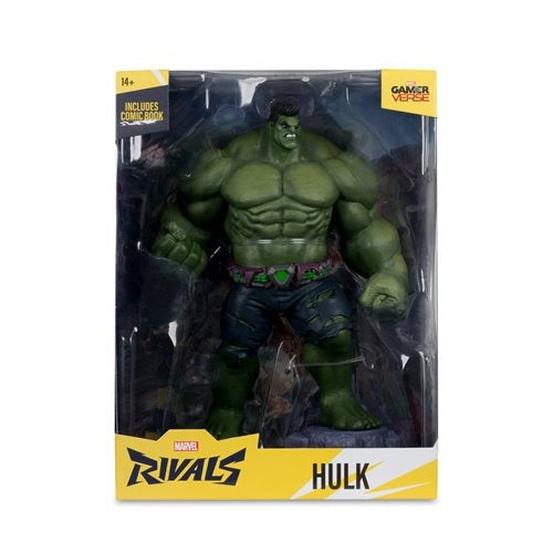 McFarlane Toys Marvel Rivals The Hulk 1:6 Scale Posed Figure with Scene and Comic