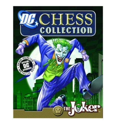 Eaglemoss DC Superhero Joker Black King Chess Piece with Collector Magazine 2 - by Eaglemoss Publications