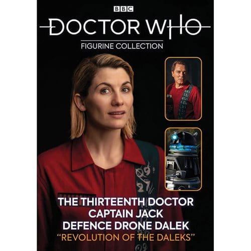 Eaglemoss Doctor Who Festive Special Figurine Box Set - Revolution of the Daleks Figurine Box Set (13th Doctor, Jack Harkness, Defense Drone Dalek) - by Eaglemoss Publications | Buy at ToyShnip