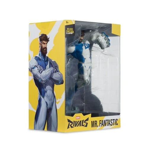 Marvel Rivals Mr. Fantastic 1:6 Scale Posed Figure with Scene and Comic