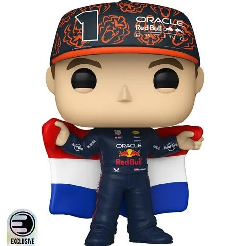 Funko Pop! 18 Formula 1 Red Bull Max Verstappen Vinyl Figure - Entertainment Earth Exclusive