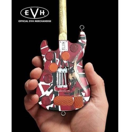 Eddie Van Halen Frankenstein Red & White Mini Guitar Replica Collectible - by Axe Heaven | Buy at ToyShnip