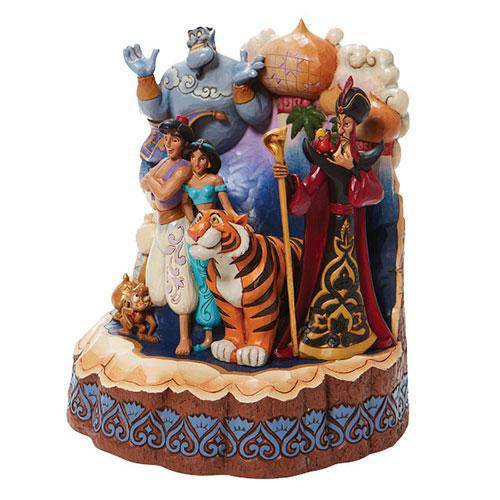 Enesco Disney Traditions Carved by Heart Aladdin "A Wondrous Place” by Jim Shore Statue - by Enesco | Buy at ToyShnip