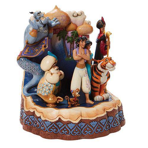 Enesco Disney Traditions Carved by Heart Aladdin "A Wondrous Place” by Jim Shore Statue - by Enesco | Buy at ToyShnip