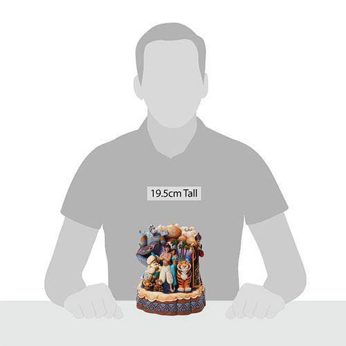 Enesco Disney Traditions Carved by Heart Aladdin "A Wondrous Place” by Jim Shore Statue - by Enesco | Buy at ToyShnip
