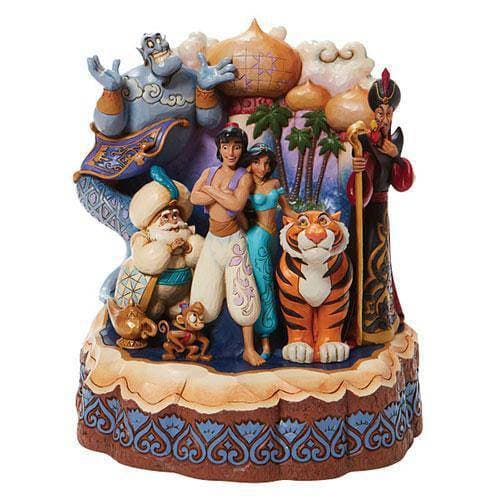Enesco Disney Traditions Carved by Heart Aladdin "A Wondrous Place” by Jim Shore Statue - by Enesco | Buy at ToyShnip