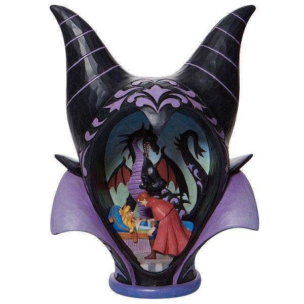 Enesco Disney Traditions Maleficent Headdress Scene "True Loves Kiss" by Jim Shore Statue - by Enesco | Buy at ToyShnip