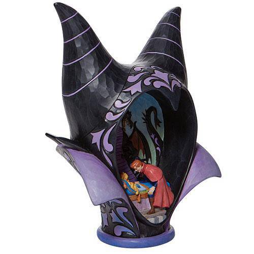 Enesco Disney Traditions Maleficent Headdress Scene "True Loves Kiss" by Jim Shore Statue - by Enesco | Buy at ToyShnip