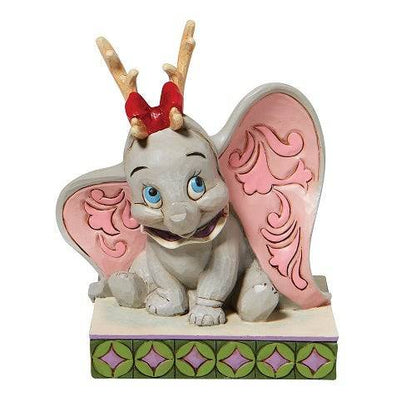 Enesco Jim Shore Disney Traditions Collection - Dumbo “Santa’s Cheerful Helper” - by Enesco | Buy at ToyShnip