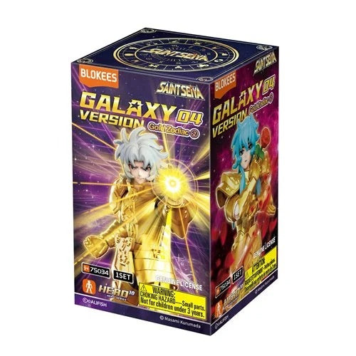 Saint Seiya Galaxy Version 4 Gold Zodiac GV04 Blokees Blind Box Model Kit (1 box with 1 Figure)