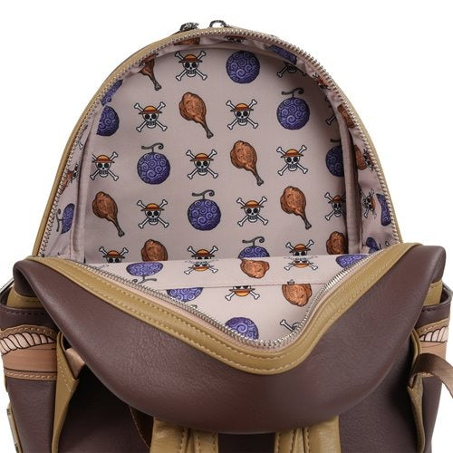 Loungefly One Piece Wanted Dead or Alive Monkey D. Luffy Mini-Backpack - Entertainment Earth Exclusive