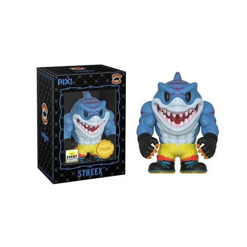 ThrillJoy Pix! Street Sharks Big Slammu Vinyl Figure - 2026 Convention Exclusive