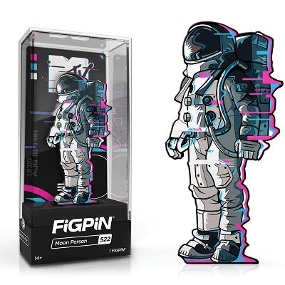 FiGPiN #522 - MTV - Moon Person Enamel Pin - by FiGPiN | Buy at ToyShnip