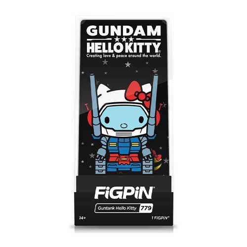 FiGPiN #779 - Gundam x Sanrio - Guntank Hello Kitty Enamel Pin - Limited Edition - by FiGPiN | Buy at ToyShnip