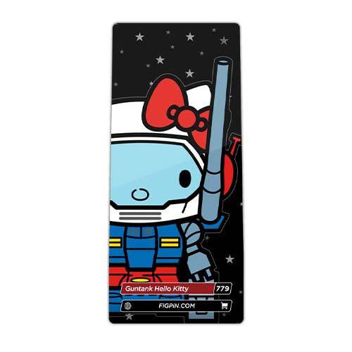 FiGPiN #779 - Gundam x Sanrio - Guntank Hello Kitty Enamel Pin - Limited Edition - by FiGPiN | Buy at ToyShnip