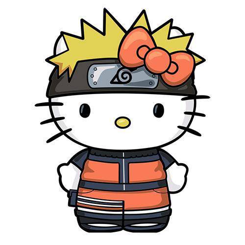 FiGPiN Enamel Pin - Naruto x Hello Kitty - by FiGPiN | Buy at ToyShnip