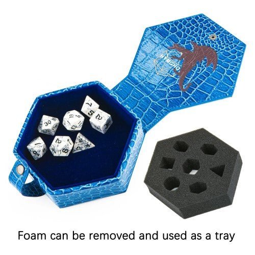 Fine Arts Leatherette Dice Box (Dice Not Included) - Choose a Design - by Hymgho | Buy at ToyShnip