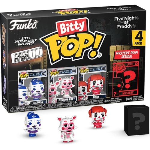 Five Nights at Freddy's Funko Bitty Pop! Mini-Figure 4-Pack - Select Set(s) - by Funko | Buy at ToyShnip