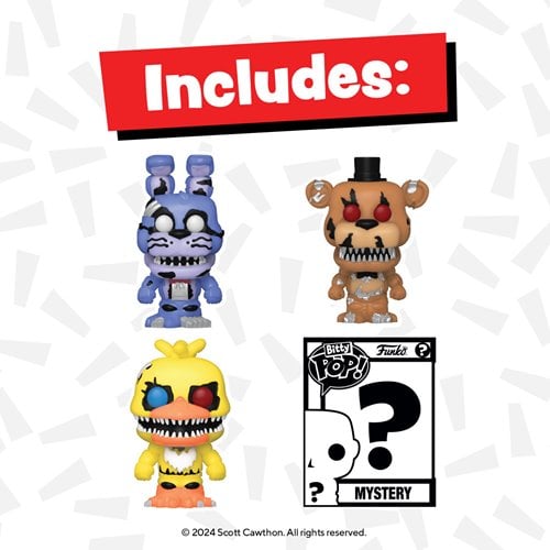 Five Nights at Freddy's Funko Bitty Pop! Mini-Figure 4-Pack - Select Set(s) - by Funko | Buy at ToyShnip