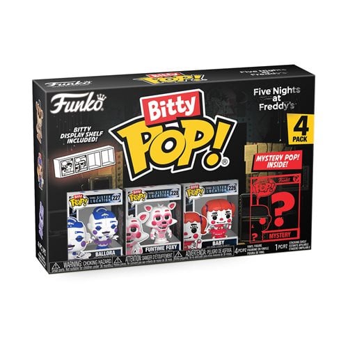 Five Nights at Freddy's Funko Bitty Pop! Mini-Figure 4-Pack - Select Set(s) - by Funko | Buy at ToyShnip