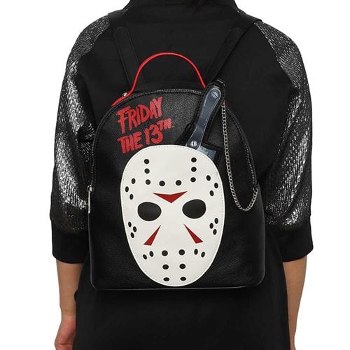 Friday The 13th Jason Mask Mini Backpack and Knife Coin Purse - by Bioworld | Buy at ToyShnip