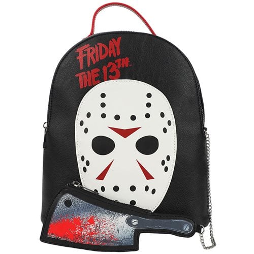 Friday The 13th Jason Mask Mini Backpack and Knife Coin Purse - by Bioworld | Buy at ToyShnip