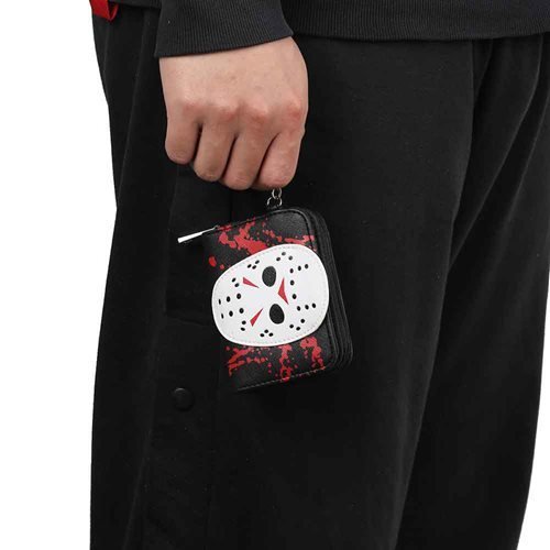 Friday The 13th Jason Mini Zip Around Wallet - by Bioworld | Buy at ToyShnip