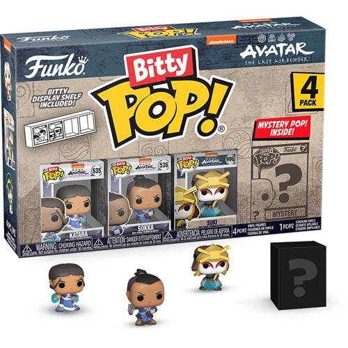 Funko Avatar: The Last Airbender Bitty Pop! Mini - Figure 4 - Pack - Select Set(s) - by Funko