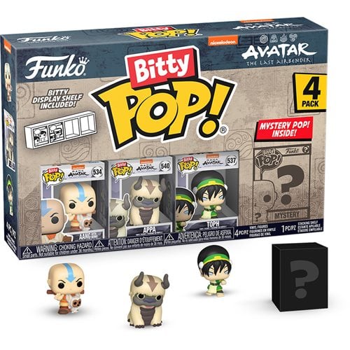 Funko Avatar: The Last Airbender Bitty Pop! Mini - Figure 4 - Pack - Select Set(s) - by Funko