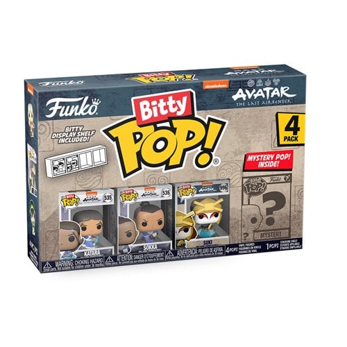 Funko Avatar: The Last Airbender Bitty Pop! Mini - Figure 4 - Pack - Select Set(s) - by Funko