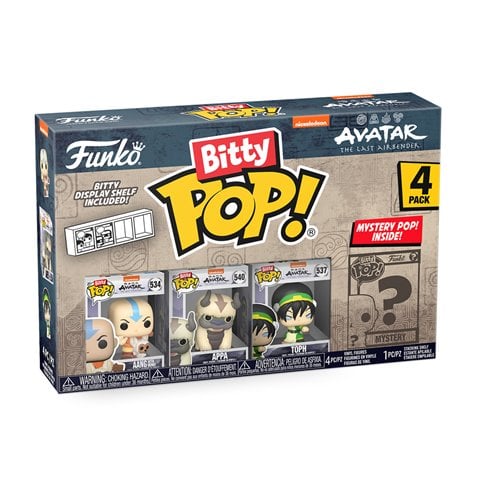Funko Avatar: The Last Airbender Bitty Pop! Mini - Figure 4 - Pack - Select Set(s) - by Funko