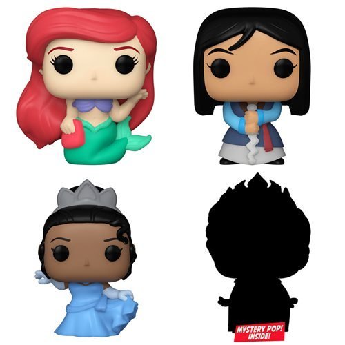 Funko Bitty Pop! Disney Princesses Mini-Figure 4-Pack - Select Set(s) - by Funko | Buy at ToyShnip