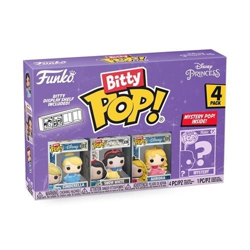 Funko Bitty Pop! Disney Princesses Mini-Figure 4-Pack - Select Set(s) - by Funko | Buy at ToyShnip