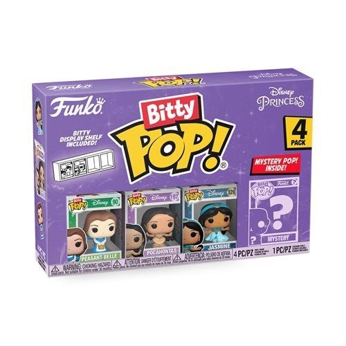 Funko Bitty Pop! Disney Princesses Mini-Figure 4-Pack - Select Set(s) - by Funko | Buy at ToyShnip