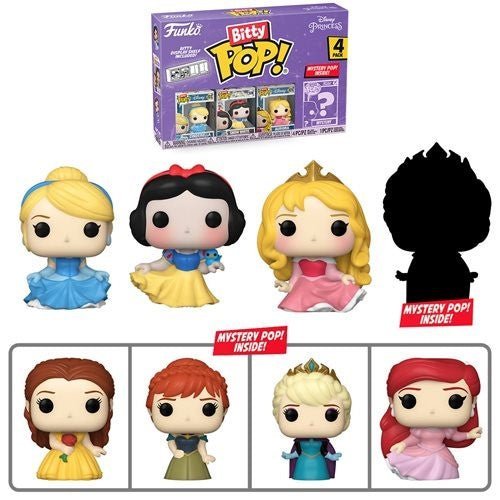 Funko Bitty Pop! Disney Princesses Mini-Figure 4-Pack - Select Set(s) - by Funko | Buy at ToyShnip