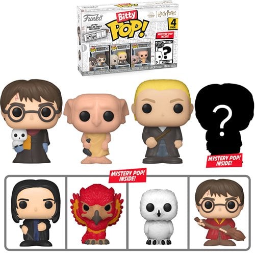 Funko Bitty Pop! Harry Potter - Mini-Figure 4-Pack - Select Set(s) - by Funko | Buy at ToyShnip