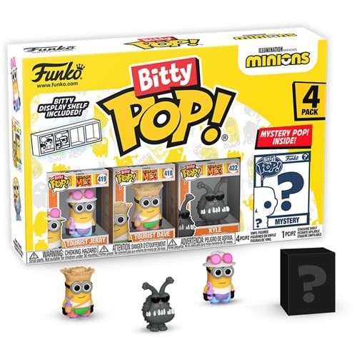 Funko Bitty Pop! Minions Mini-Figure 4-Pack - Select Set(s) - by Funko | Buy at ToyShnip