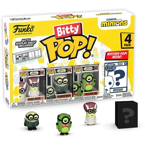Funko Bitty Pop! Minions Mini-Figure 4-Pack - Select Set(s) - by Funko | Buy at ToyShnip