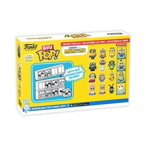 Funko Bitty Pop! Minions Mini - Figure 4 - Pack - Select Set(s) - by Funko