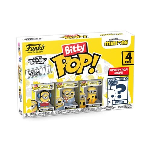 Funko Bitty Pop! Minions Mini-Figure 4-Pack - Select Set(s) - by Funko | Buy at ToyShnip
