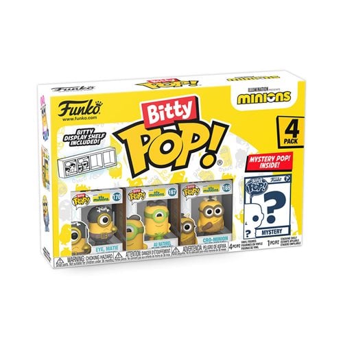 Funko Bitty Pop! Minions Mini-Figure 4-Pack - Select Set(s) - by Funko | Buy at ToyShnip